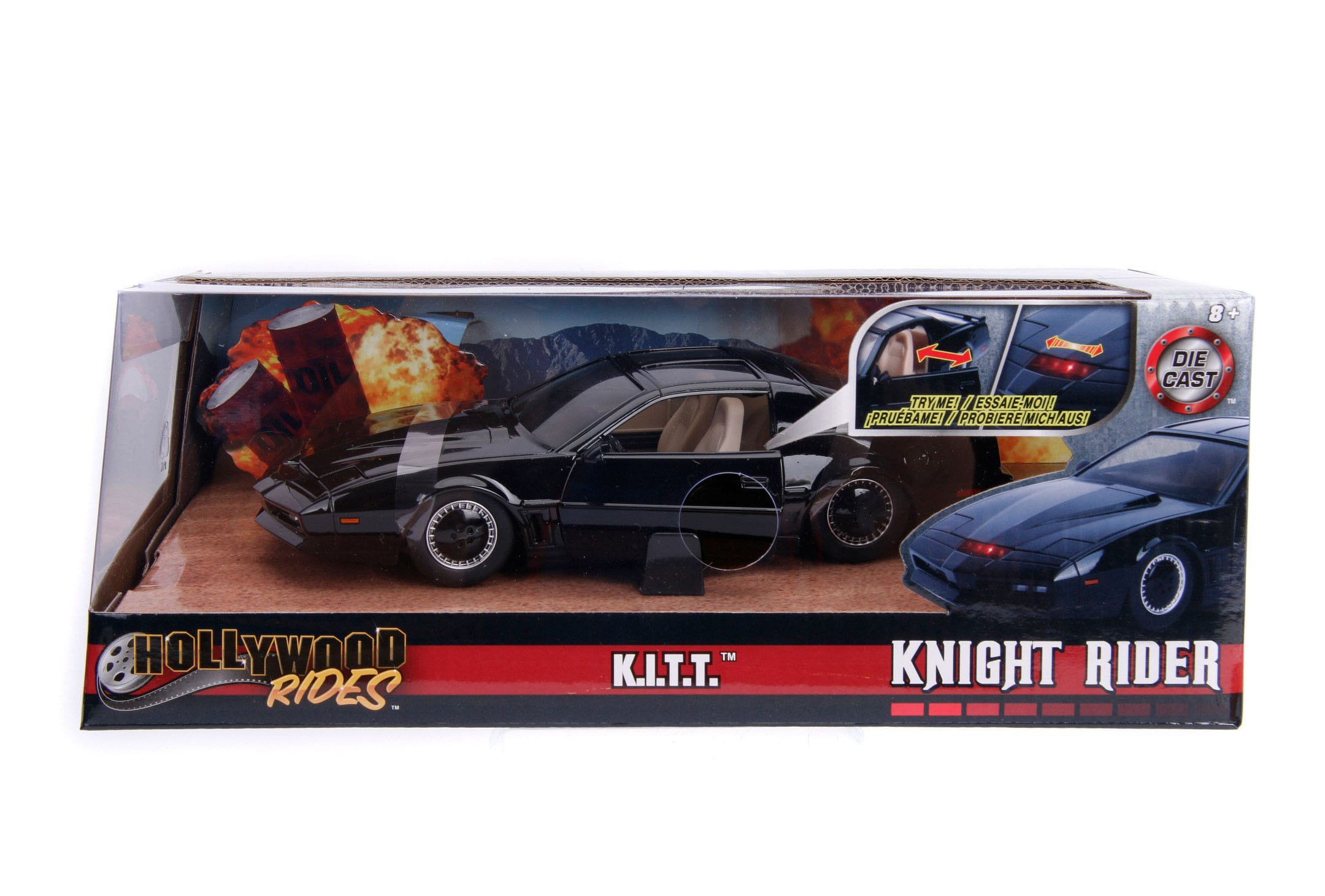 El coche Fantástico - Pontiac a escala 1/24 con luz